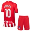 Conjunto (Camiseta+Pantalón Corto) Atlético Madrid Correa 10 Primera Equipación 23-24 - Niño